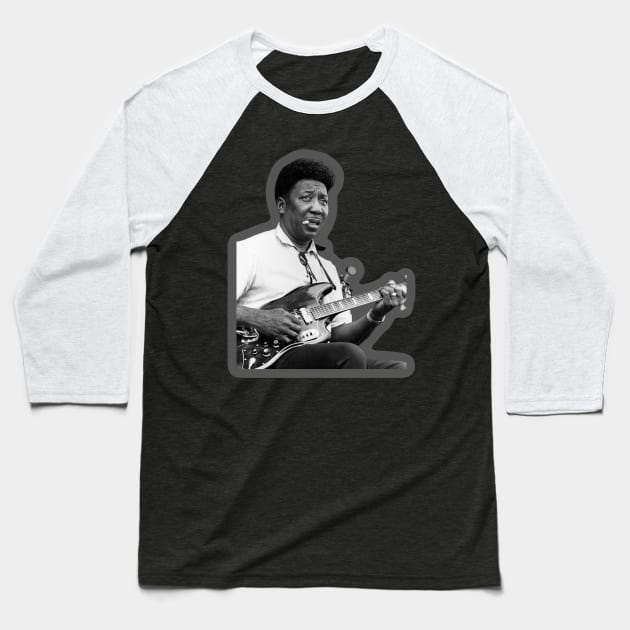 Muddy Waters Baseball T-Shirt by BigHeaterDesigns